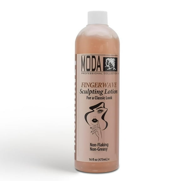 MODA - Fingerwave Lotion - Easy Styling and Lasting Hold - 16Oz
