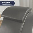 thumbnail image 6 of MUZZ Yoga Chair,Curved Yoga Chaise Lounge for Adults Stretching Exercising Relaxing,Chaise Lounge Chair with Adjustable Mats for Living Room Apartment Indoor(Dark Grey), 6 of 7