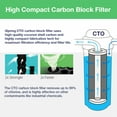 thumbnail image 5 of iSpring CKC1C Countertop Water Filtration Clear Housing with Carbon Block CTO Filter, 5 of 5