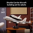 thumbnail image 4 of LEGO Icons Shuttle Carrier Aircraft Building Set for Adults - Spaceship & Airplane Model Kit for Adults, Ages 18+ - Air & Space Decor - Gift Idea for Men & Women - 10360, 4 of 8