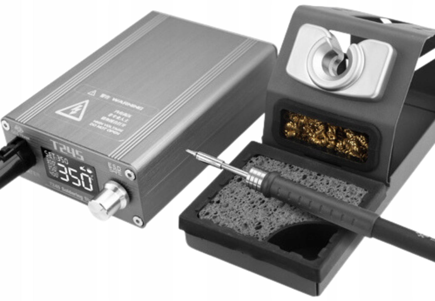 T245 electric soldering iron with adjustable temperature, mobile phone repair, flying wire welding tool, high frequency soldering station, c245 curved tip knife head