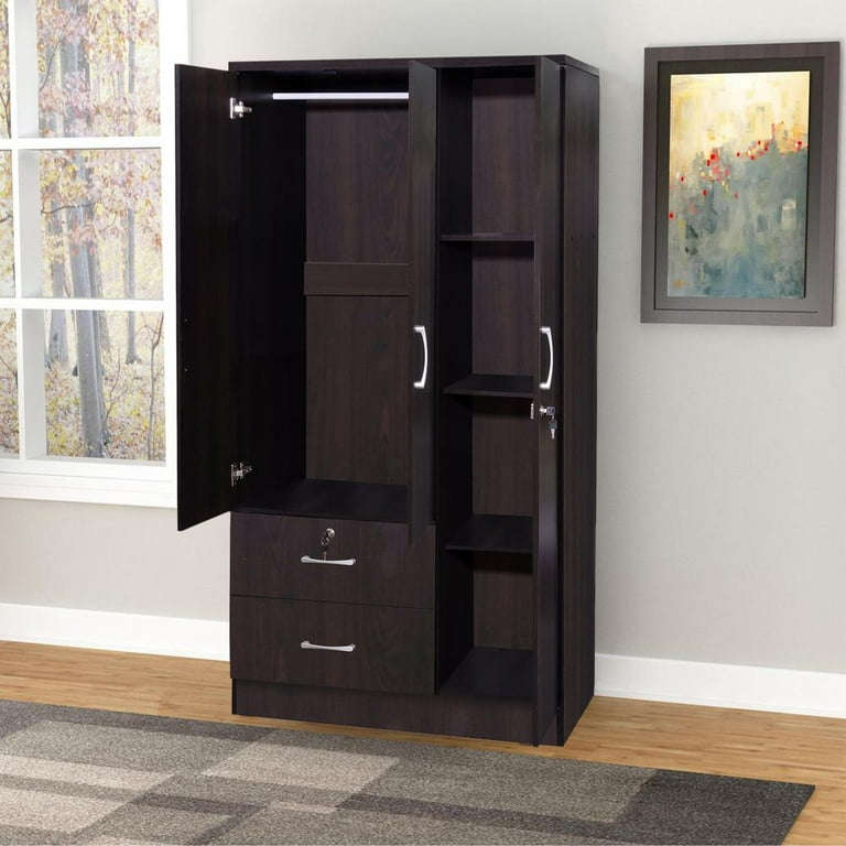 Better Home Products Symphony Wardrobe Armoire Closet with Two