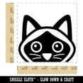 thumbnail image 2 of Peeking Siamese Cat Self-Inking Rubber Stamp Ink Stamper - Blue Ink - Large 1-1/2 Inch, 2 of 7
