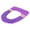 Purple, variant on XMMSWDLA Toilet Mat Toilet cushion household plush zipper handle toilet seat ring waterproof Gifts for family(Pink)