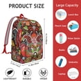 thumbnail image 5 of Stylish Boho Paisley Backpack - Versatile Daypack for School, Campus or Office Use, Lightweight & Roomy with Computer Compartment, Perfect Practical Gift for Any Occasion, 5 of 5