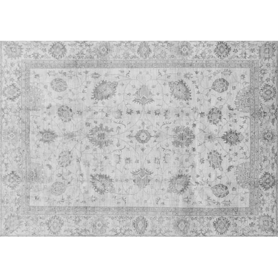 Ahgly Company Indoor Rectangle Oriental Gray Traditional Area Rugs, 2' x 3'