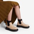 thumbnail image 7 of DREAM PAIRS Women's Lug Sole Platform Boots Ankle Booties Elastic Chelsea Booties SDAB2216W KHAKI Size 8, 7 of 7