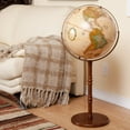 thumbnail image 2 of Replogle Commander II Floor Globe, Antique 16", 2 of 8