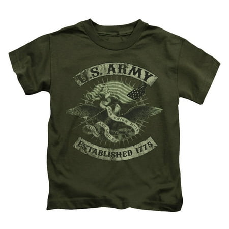 Juvenile: Army - Union Eagle Apparel Kids T-Shirt - Green