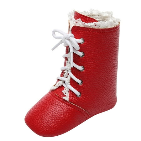 

YOHOME Infant Newborn Baby Boys Girls Crib Winter Boots Prewalker Warm Martin