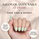thumbnail image 2 of Press On Nails Glamnetic, verde menta, liso, opaco, corto, ovalado, 2 of 6
