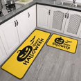 thumbnail image 2 of Happy Halloween Kitchen Mats Sets Of 2 Pumpkin Ghost Kitchen Rugs and Mats for Floor Bathroom Non Skid Floor Mats Decorations for Home Dining Room (17x47in+30x17in), 2 of 7