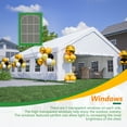 thumbnail image 5 of 20x32 FT Party Tent with 3 Storage Bags & Removable Sidewalls, Outdoor Canopy Gazebo for Carport Camping Garden Wedding BBQ Commercial, 5 of 11