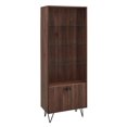 thumbnail image 1 of 68" Mid Century Modern Storage Cabinet - Dark Walnut, 1 of 3