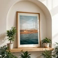 thumbnail image 4 of From Balboa Pier 03 - Newport Beach California Photography Beach Coastal Palm Tree Ocean Sunset Beach House Tropical Oak Framed Wall Art Print 5 x 7 inches, 4 of 59