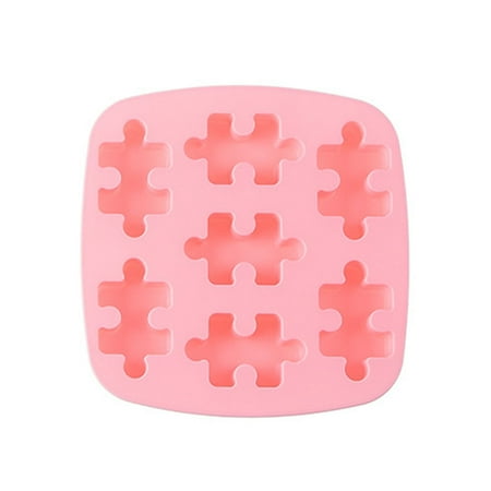 

HOTYA Puzzle Shapes Silicone Material Molds Fondant Mould for DIY Chocolate 2 Colors