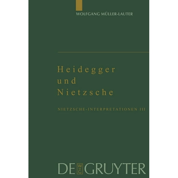 Heidegger Und Nietzsche, (Hardcover)
