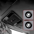 thumbnail image 4 of 3pcs Car Glossy Black Interior Front Rear Reading Light Lamp Cover Trim Sticker For Vezel -v 2021 2, 4 of 4