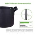 thumbnail image 2 of 50 Gallon Plant Grow Bags Thickened Strap Handles Non-Woven Fabric Pots Root Container Planting Pouch, 2 of 9