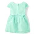 thumbnail image 3 of The Children's Place Toddler Girls Short Sleeve Party Dress, Gingham, Sizes 2T-5T, 3 of 3