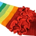 thumbnail image 3 of Wrapables® Rainbow Ruffle Toddler Leggings, Red 105cm, 3 of 3