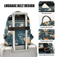 thumbnail image 3 of FORMRS Mini Backpack Purse for Women Travel Daypack Casual Shoulder Bag, Blue Oranges, 3 of 7