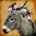 thumbnail image 2 of Prime, Marcus 12x12 Gold Ornate Wood Framed with Double Matting Museum Art Print Titled - Pretty Donkey, 2 of 4