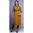 thumbnail image 2 of Bimba Robe Kurti Longue Indienne Imprimée, Tunique Droite, Robes pour Femmes, 2 of 5