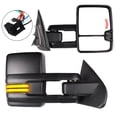 thumbnail image 4 of AUTOMUTO Towing Mirrors LH Driver Right RH Side Tow Mirrors Power Heated Turn Signal Light Puddle Light Fit for with 2014-2018 for Chevy for GMC 1500 2015-2019 for Chevy for GMC 2500/3500 HD, 4 of 4