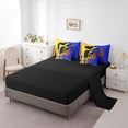 thumbnail image 5 of Castle Fairy Teens Black Girl Twin Bedding Sets,Romantic Fashion Bedding Comforter Set, 5 of 8