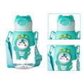 thumbnail image 2 of Copa De Agua Taza de agua con pajita para niños de 660ml, hervidor deportivo bonito a prueba de fugas (verde con pegatina) Ndcxsfigh Para Estrenar, 2 of 8