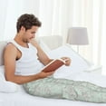 thumbnail image 5 of Bixox Men's Retro Snake Patterned Pajama Pants with Pockets Lounge Clothes for Home, 5 of 5
