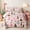 Cream Red, variant on Manfei Hot Cocoa Bed Spread Queen Christmas Queen Coverlet Set, Mint White 3-Piece 1 Quilt and 2 Pillowcases