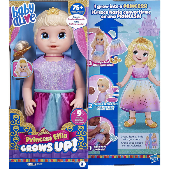 Muñeca Baby Alive Princesa Ellie Crece