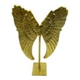 thumbnail image 5 of Bergamo Art 20" Decorative Handmade Aluminum Modern Butterfly Sculpture in Gold, 5 of 6