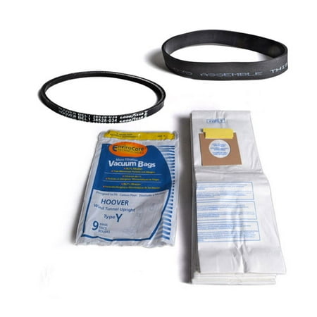 Hoover Windtunnel Upright Type Y Vacuum Generic 9 Bags With Self Propelled Belts Fits Model U6423900 U64019rm U6425900 Hoover Windtunnel Upright Type Y Vacuum Generic 9 Bags With Self Propelled Belts Fits Model U6423900 U64019rm U6425900