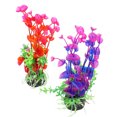thumbnail image 3 of Plastic Aquarium Artificial Vivid Shape High Simulation Safe Water Plant Accessory for Fish Tanks Landscape DecorationOne Purple One Red, 3 of 12