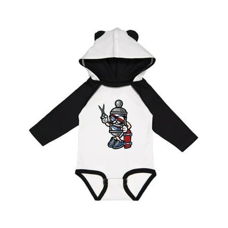 

Inktastic Barber Skater Gift Baby Boy or Baby Girl Long Sleeve Bodysuit