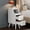 White, variant on Small Nightstand with Drawers, Narrow Bedside Tables with Open Shelf &  Hole, Narrow Nightstand for Bedroom, Modern Storage Cabinet for Small Spaces/Living Room, Cherry