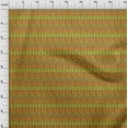 thumbnail image 3 of oneOone Organic Cotton Poplin Twill Fabric Geometric Ikat Print Sewing Fabric BTY 42 Inch Wide, 3 of 4