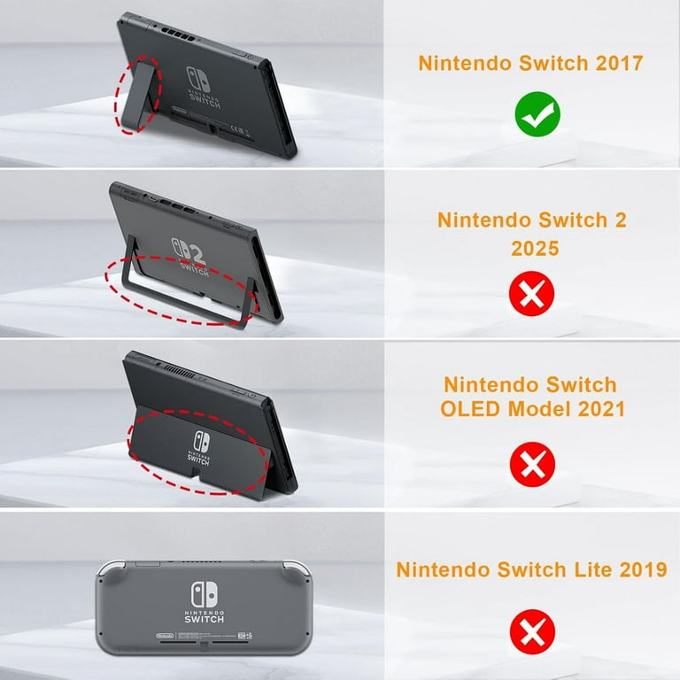 GeekShare Protective Case for Nintendo Switch Console & Joy-Con