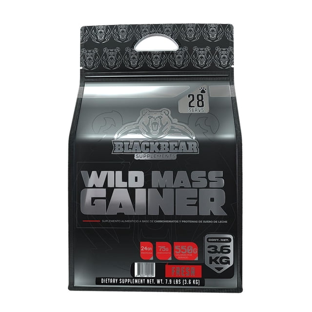 Ganador Wild Mass Gainer Fresa 3.6 kg Blackbear