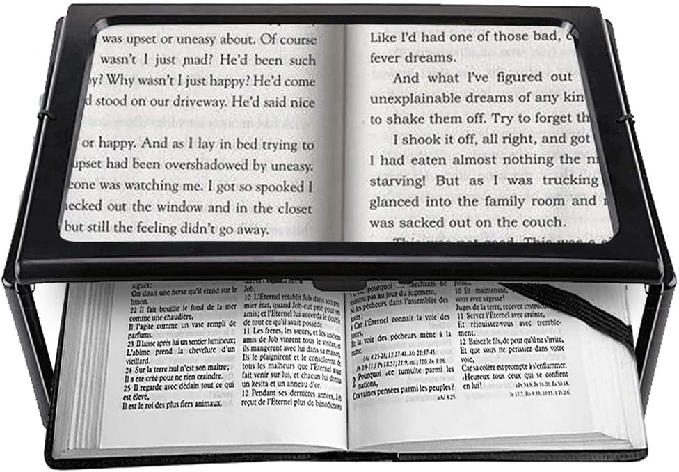 5X Magnifying Sheet Full Page Magnifier For Reading