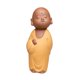 thumbnail image 1 of Estatua de monje pequeño, figura de monje, artesanía de escritorio, regalo para exteriores, adorno de monje para gabinete Estilo F, 1 of 9
