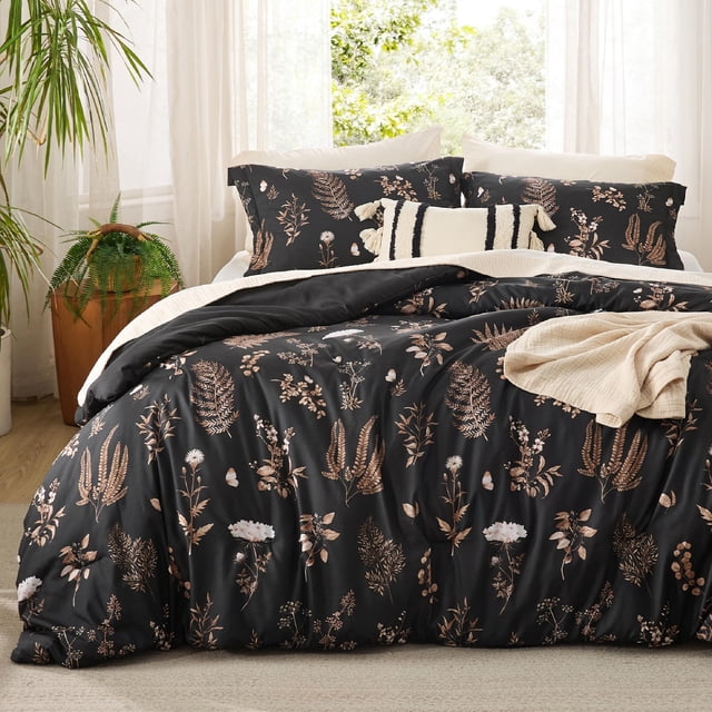 Juego de edredón Bedsure King Size con 1 edredón y 2 fundas