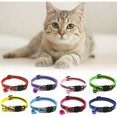 thumbnail image 3 of Collares reflectantes para gatos, collar reflectante con hebilla de campana, accesorio ajustable personalizado para gatos - 12 colores a elegir -, 3 of 5