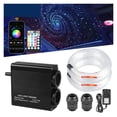 thumbnail image 2 of 32W RGBW Optic Fiber Light Engine, Driver Double Port Optical Light Source Kit With App Control For Car Starry Sky Ceiling, 2 of 7