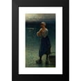 thumbnail image 2 of Władysław Wankie 12x18 Black Modern Framed Museum Art Print Titled - Green Fisherwoman, 2 of 5
