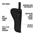 thumbnail image 4 of Strategy Brand Large Frame Polyester Revolver Holster. Fits 4 - 6.5 in Barrel, Right Dexterity, 4 of 9