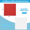 thumbnail image 2 of Uxcell 20Pcs Glitter Cardstock Paper, 250gsm Sparkly Paper Bright Red 10x10 inch, 2 of 6